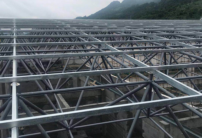 东方学校艺体楼网架
